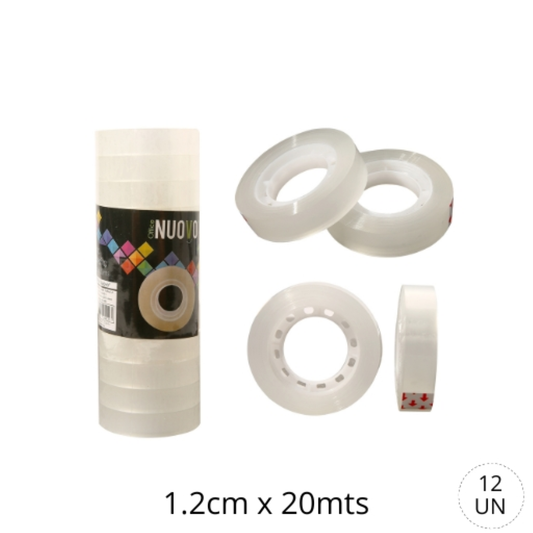 CINTA ADHESIVA CORE 12MM X 20M