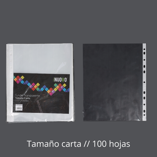 FUNDAS TRANSPARENTES CARTA
