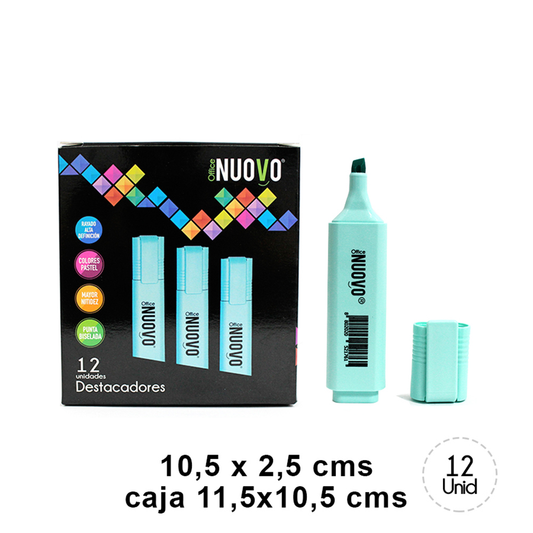 DESTACADOR PASTEL CELESTE